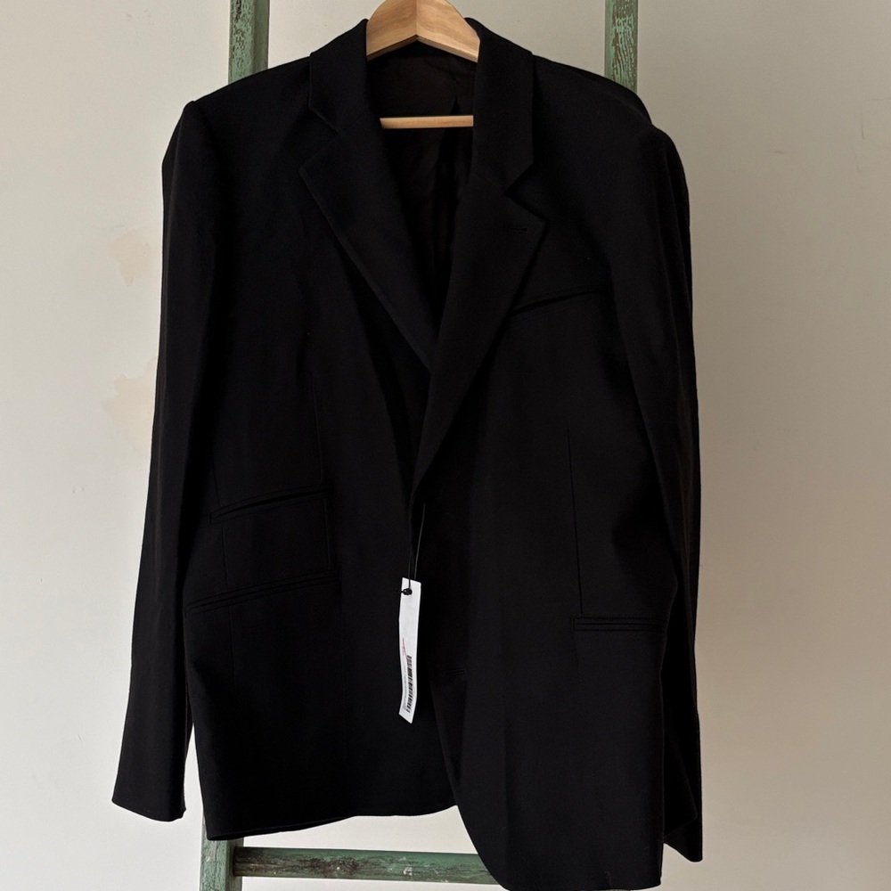 KOTN Men's Black Sport Coat Blazer - Picture 2 of 7